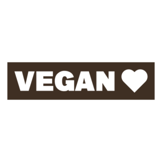 Vegan Decal (Brown)